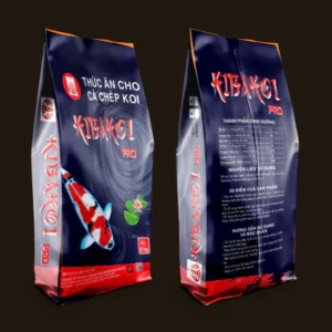 Thức Ăn Cá Koi Kibakoi Pro 5kg – Cám Tăng Màu, Tăng Size Aqua Koi Food Nhật Bản